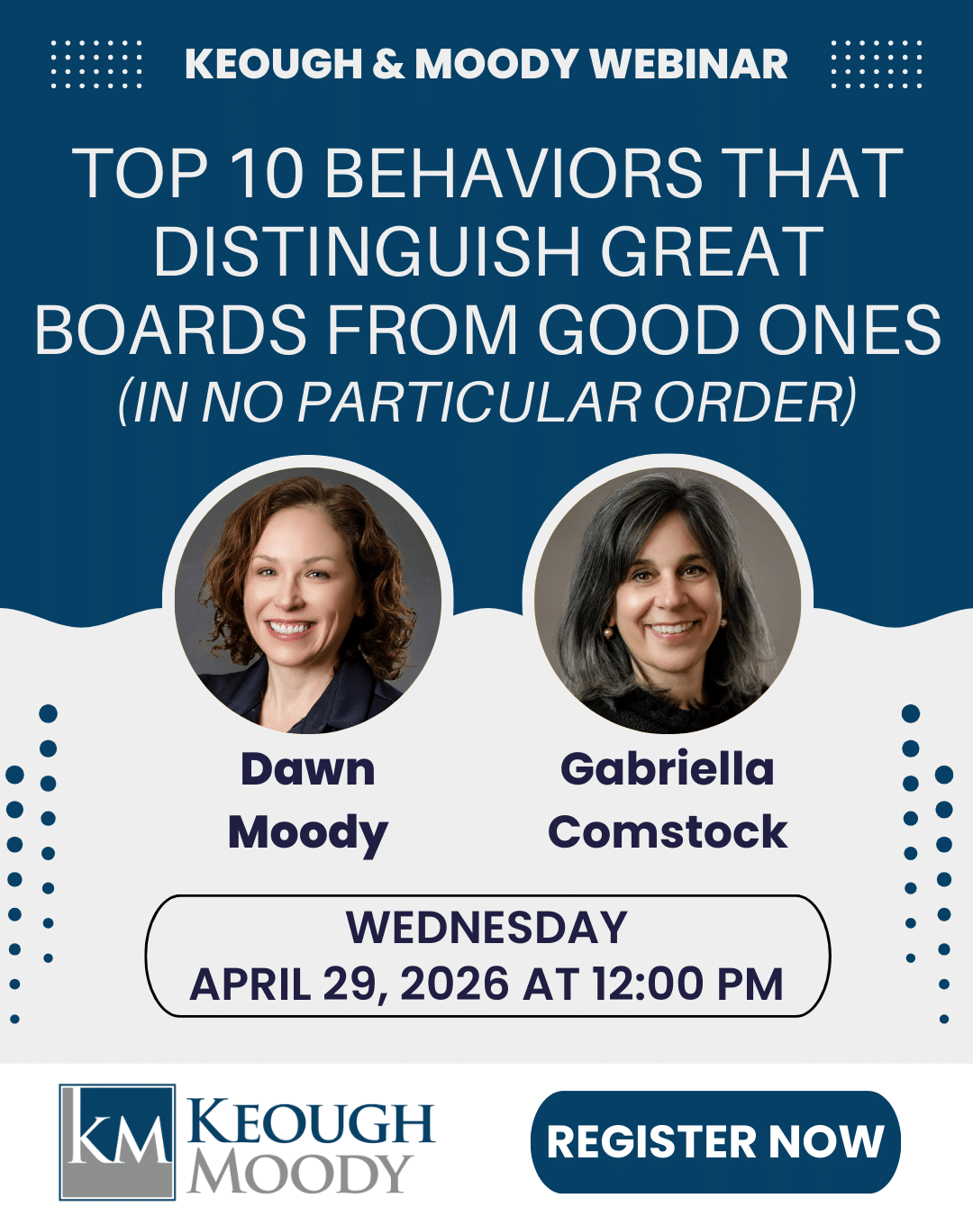 Webinar on April 29, 2026