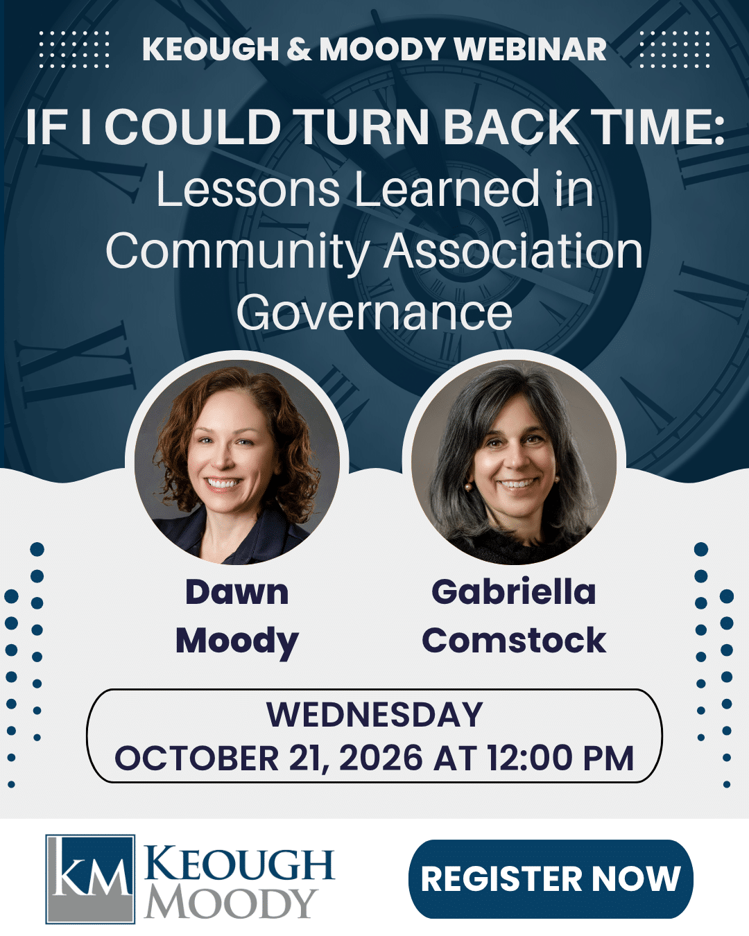 Keough and Moody Webinar on October 21, 2026